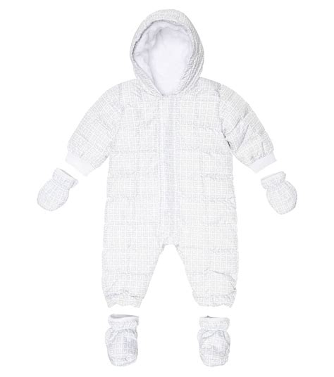 givenchy kids snowsuit|Baby 4 G Print Snowsuit in Multicoloured .